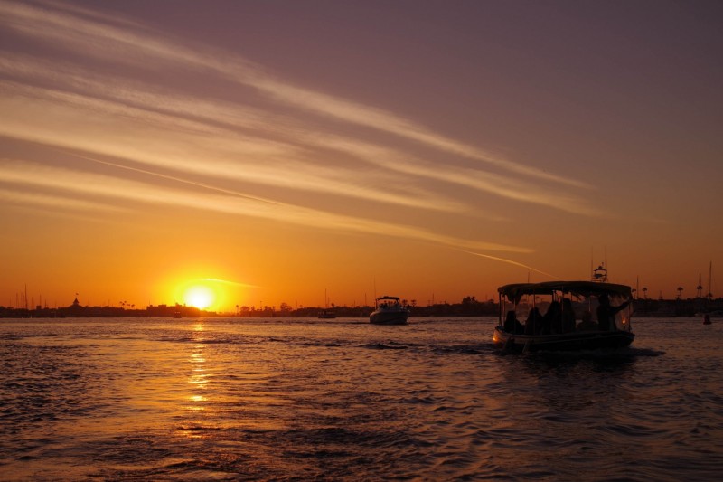 Boats-and-Sunset